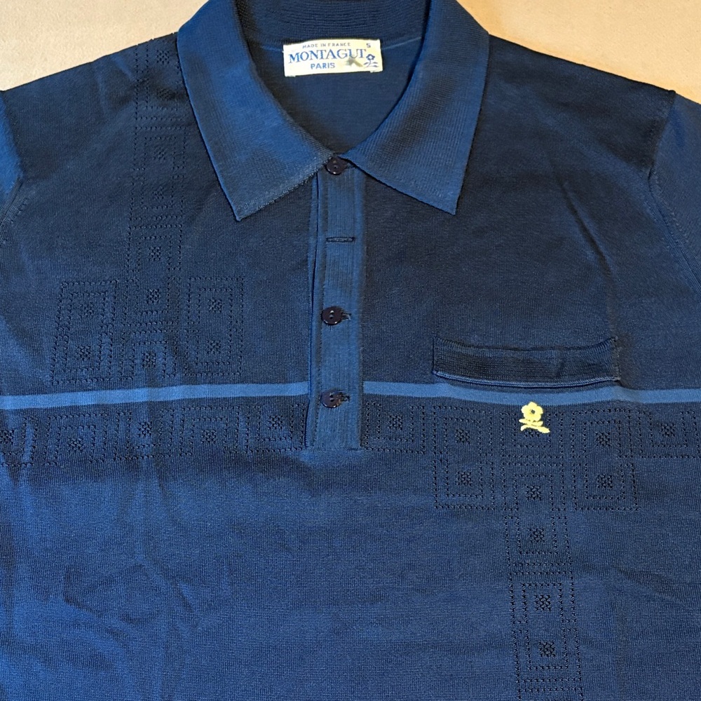MONTAGUT Paris Polo Shirt Blue
